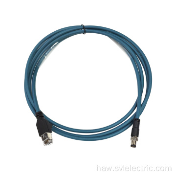 M8 i RJ45 4-PIN FREE 5E Ethernet Cable